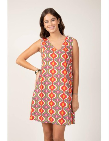 Terre Rouge abito da donna smanicato