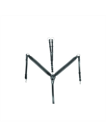 Supreme pettorale inglese a elastico con martingala regolabile e fibbi