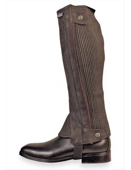 Umbria Equitazione gambali Andover in pelle con cerniera