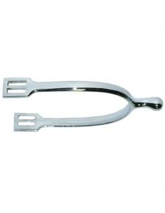 Tattini speroni in acciaio inox, gambo a goccia 20 mm.