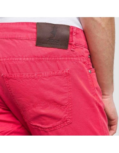 MCS pantalone da uomo cinque tasche in cotone e lino