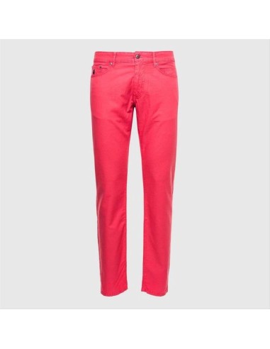 MCS pantalone da uomo cinque tasche in cotone e lino