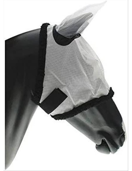 Umbria Equitazione maschera antimosche in nylon con copriorecchie e ch