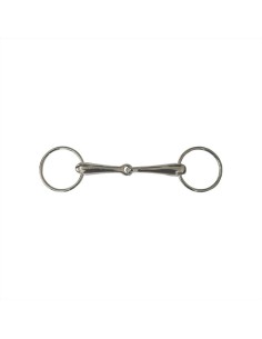 Umbria Equitazione filetto ad anelli snodato in ferro imboccatura pien