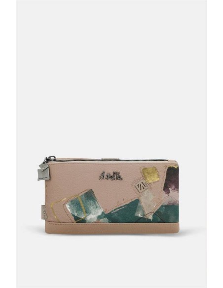 Anekke Evolution Portafoglio grande flessibile RFID