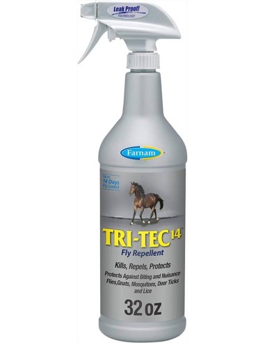 Farnam Tri-tec 14  insetto repellente per cavalli agisce contro mosche