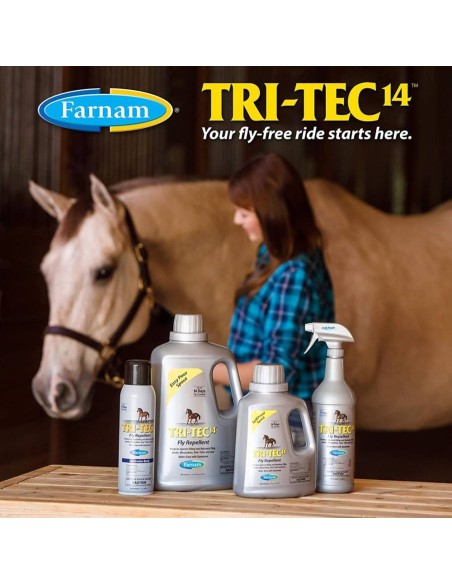 Farnam Tri-tec 14  insetto repellente per cavalli agisce contro mosche