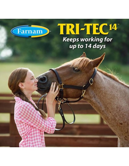 Farnam Tri-tec 14  insetto repellente per cavalli agisce contro mosche