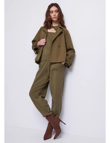 Gaudi Maglia da donna lurex con motivo cut-out