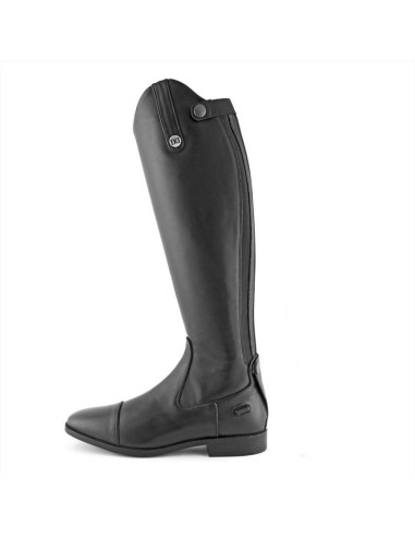 Derby Veive stivali da concorso in pelle con cerniera e elastico