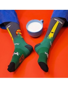 Socks Burger and Fries calza a pois 2