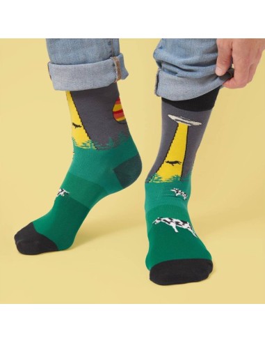 Socks Burger and Fries calza a pois