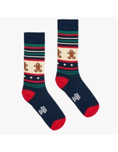 Socks Burger and Fries calza micro righe