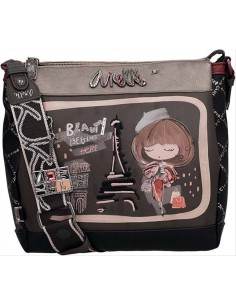 Anekke Mademoiselle borsa tracolla tre scomparti