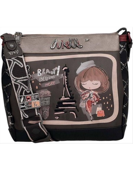 Anekke Mademoiselle borsa tracolla tre scomparti