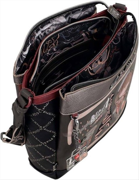 Anekke Mademoiselle borsa tracolla tre scomparti