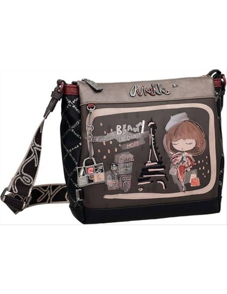 Anekke Mademoiselle borsa tracolla tre scomparti