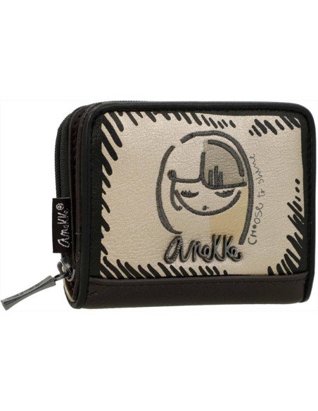 Anekke Nature Koko Portafoglio piccolo RFID