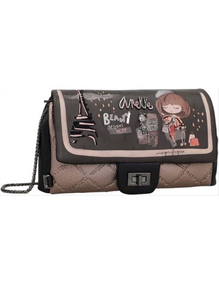 Anekke Mademoiselle borsa tracolla con chiusura a patta