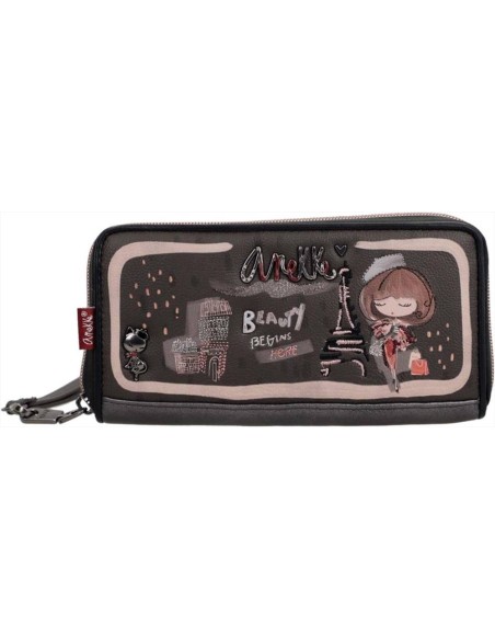 Anekke Mademoiselle portafoglio grande fantasia RFID