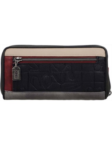 Anekke Mademoiselle portafoglio grande fantasia RFID