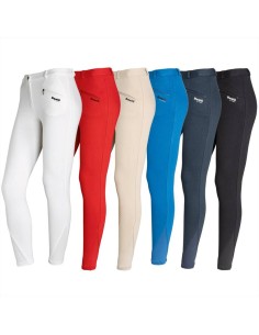 Daslo pantaloni bambino bambina equitazione in cotone elasticizzato pe