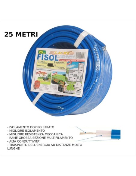 Fisol Filo ad alta tensione 25 m