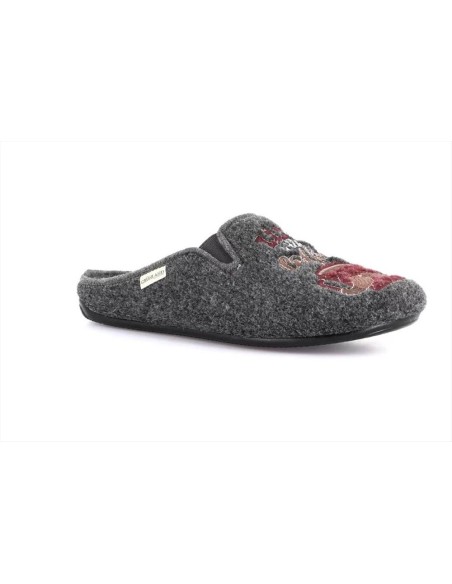 Grünland pantofola ciabatta da uomo in tessuto