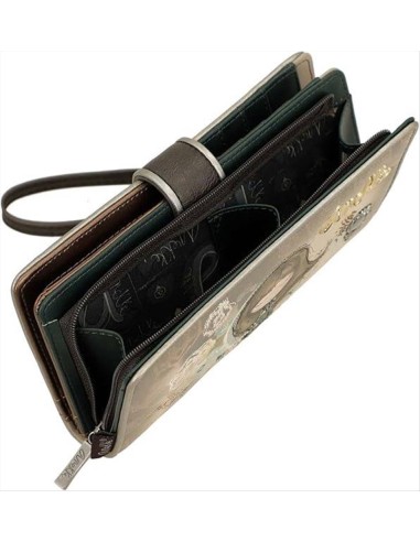 Anekke Real portafoglio grande RFID