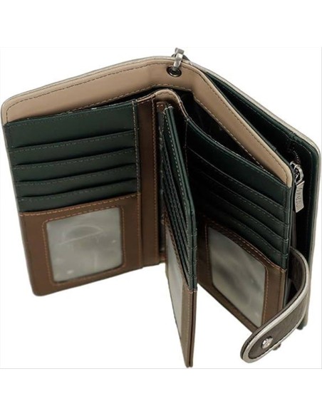 Anekke Real portafoglio grande RFID