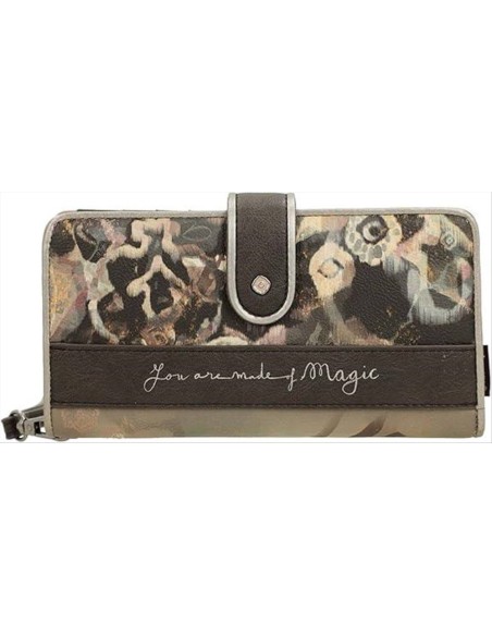 Anekke Real portafoglio grande RFID