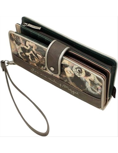 Anekke Real portafoglio grande RFID