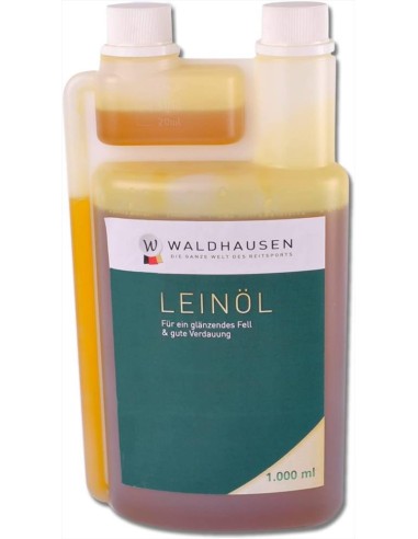 Waldhausen Olio di lino per il manto e la digestione, 1 L