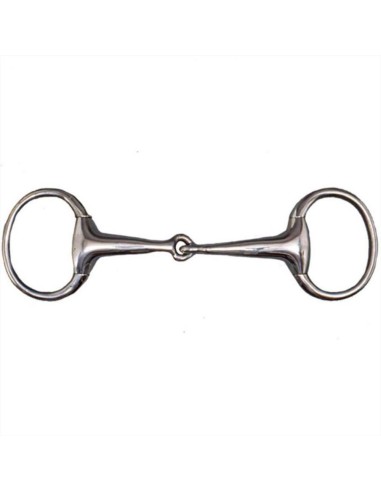 Tattini filetto inglese ad oliva snodato in acciaio inox imboccatura 2