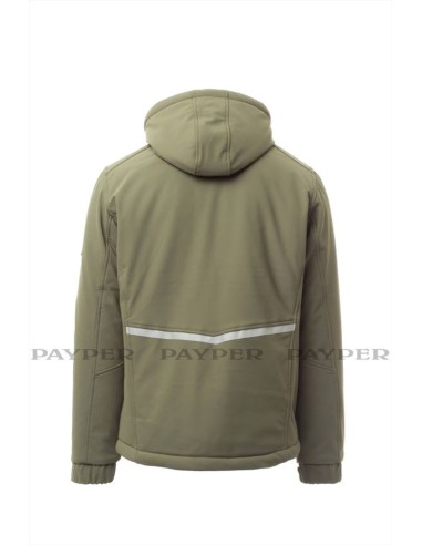 Payper giubbotto Softshell imbottito con cappuccio