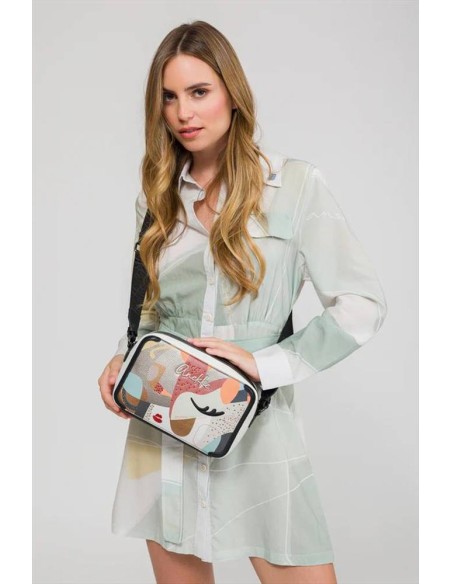 Anekke Eikon Borsa a tracolla con stampa