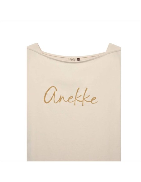 Anekke Maglietta a maniche lunghe beige con logo