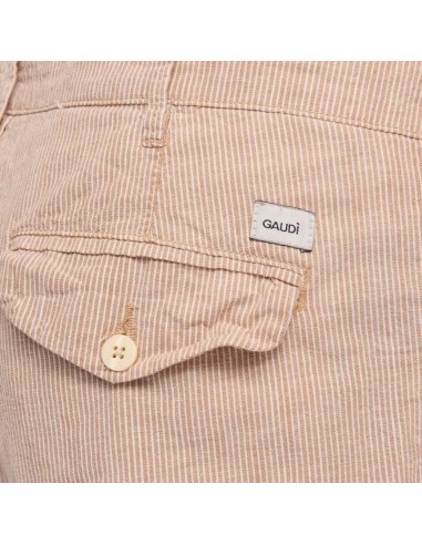 Gaudi Uomo Shorts bermuda in cotone a righe