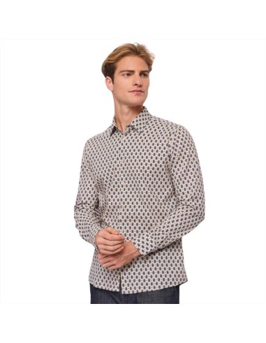 Gaudi Uomo camicia da uomo in cotone stampato