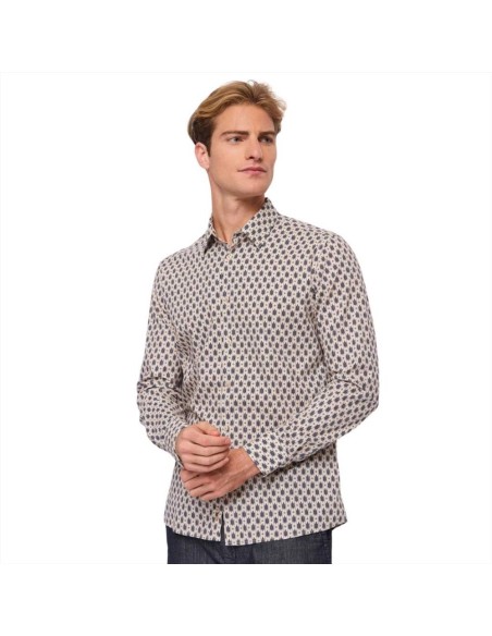 Gaudi Uomo camicia da uomo in cotone stampato