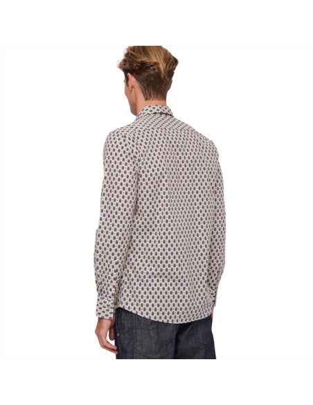 Gaudi Uomo camicia da uomo in cotone stampato