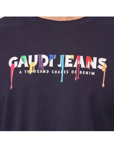 Gaudi Uomo T-shirt in cotone con logo
