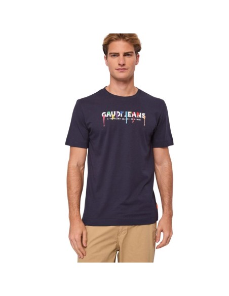 Gaudi Uomo T-shirt in cotone con logo