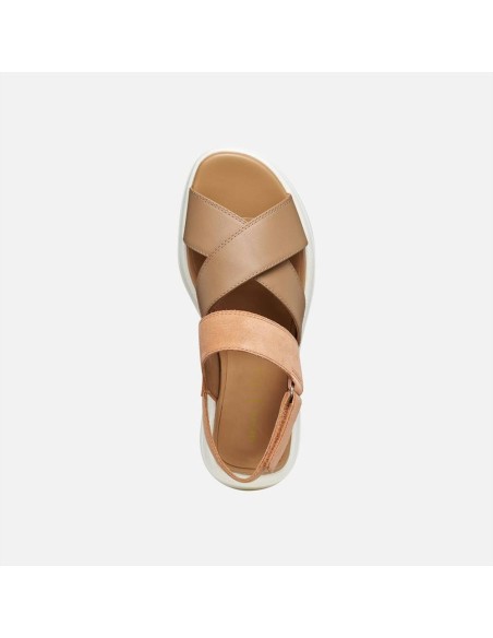 Geox spherica ecub-3 s sandalo da donna in pelle