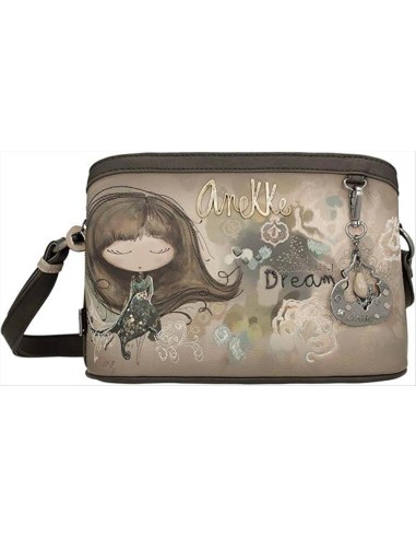 Anekke Real Borsa tracolla media da donna tre scomparti