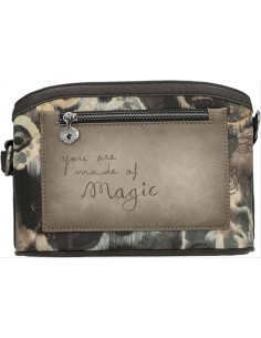 Anekke Real Borsa tracolla media da donna tre scomparti 2