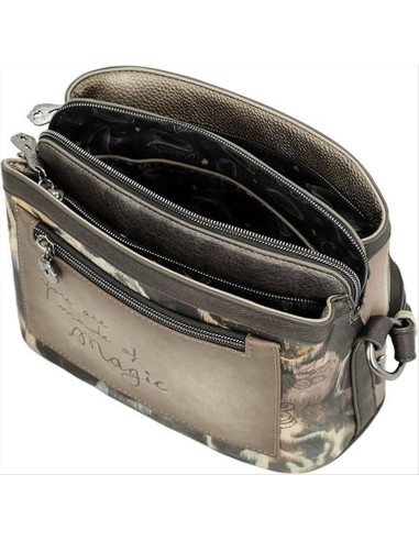 Anekke Real Borsa tracolla media da donna tre scomparti