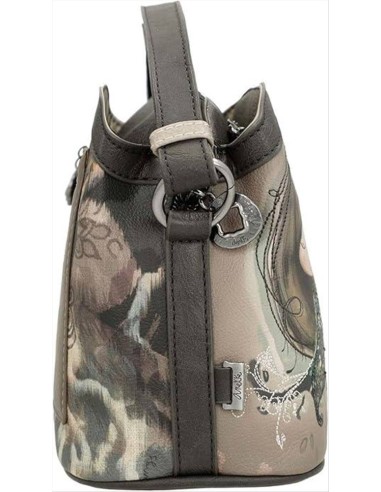 Anekke Real Borsa tracolla media da donna tre scomparti