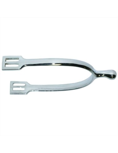 Tattini speroni in acciaio inox, gambo a goccia 20 mm.