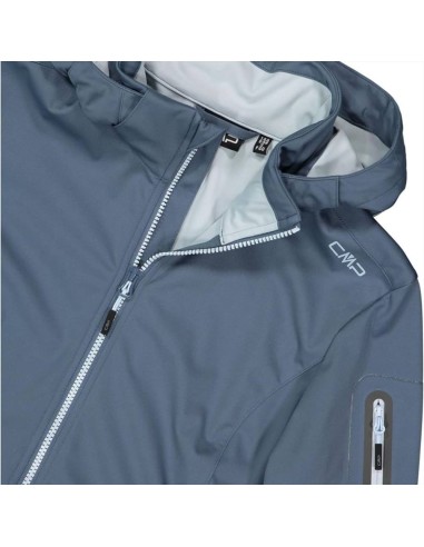 CMP Giacca in Light Softshell con cappuccio staccabile